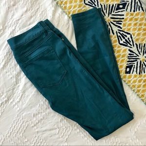 LOFT five-pocket sateen skinnies